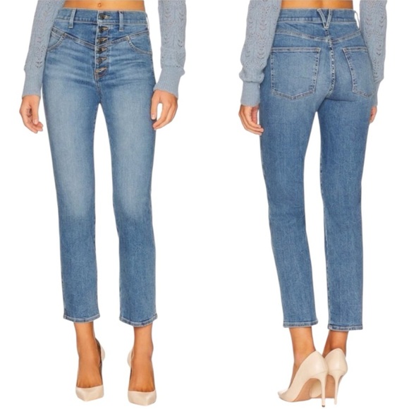 Veronica Beard‎ | Ryleigh Slim Straight High Rise Jeans - Picture 1 of 14